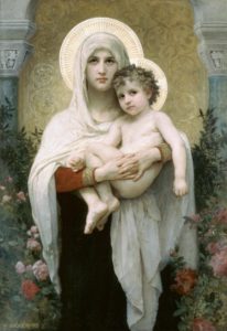 Madonna of the Roses by Bouguereau