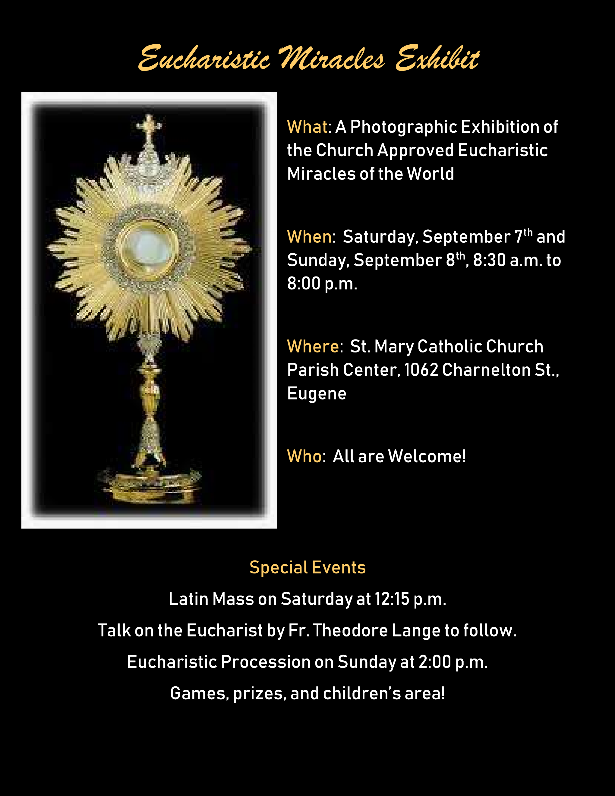 St. Mary Catholic Church | A Sacramental community united in Christ ...